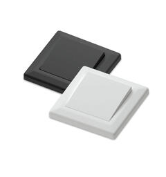 Bryter 16A/1 innfelt Polarhvit eller sort